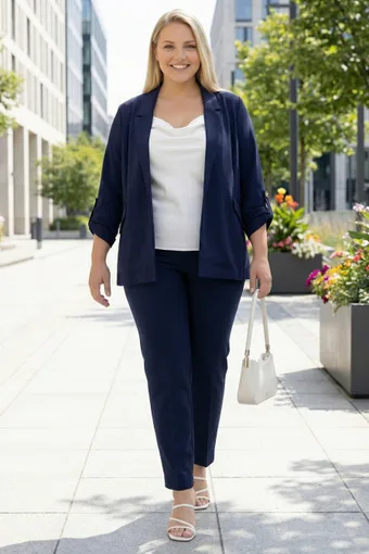 Temno modra blazer